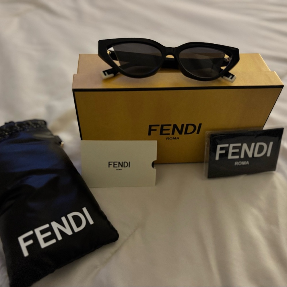 Fendi Bold Black Sunglasses for Men